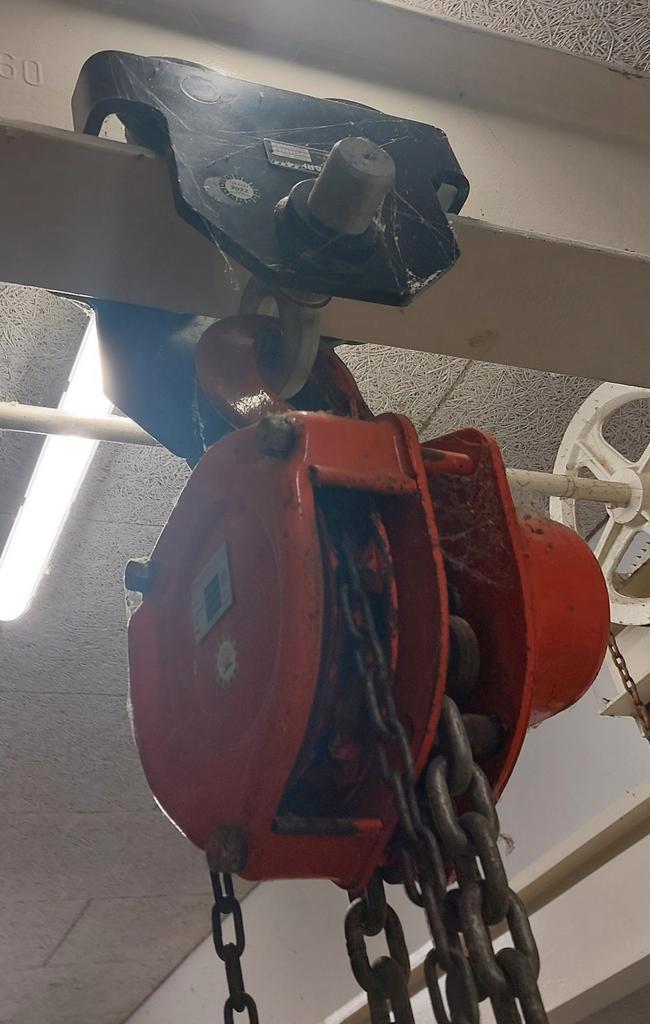 Nitchi 3 tons takel + verstelbare loopkat, Doe-het-zelf en Verbouw, Lieren en Takels, Zo goed als nieuw, Ophalen of Verzenden