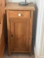 Grenen bed en nachtkastjes, Huis en Inrichting, Slaapkamer | Nachtkastjes, Ophalen, Gebruikt, 65 cm of meer, 70 cm of meer