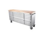 Stahlworks Werkbank Deluxe RVS 72 inch 15 drawers, Ophalen, Nieuw