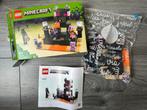 Lego minecraft 21242 de eindarena, Ophalen of Verzenden, Zo goed als nieuw, Complete set, Lego