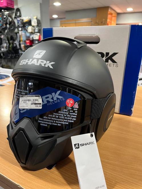 SHARK Street Drak mat zwart alleen nog XS, Motoren, Onderdelen | Overige, Nieuw