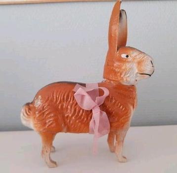 Oude vintage candy container Paashaas  beschikbaar voor biedingen