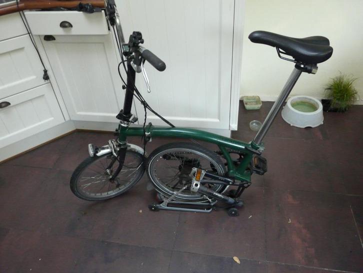 BROMPTON VOUWFIETS 6 VERSNELLINGEN, Fietsen en Brommers, Fietsen | Vouwfietsen, Gebruikt, Brompton, 14 tot 16 inch, Totaal opvouwbaar