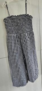 Zwarte witte jumpsuit maat 140, Ophalen of Verzenden, Zo goed als nieuw, Meisje