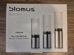 Blomus AMILIO Windlichter Set van 3 - nieuw!, Ophalen, Overige materialen, Wit, Nieuw