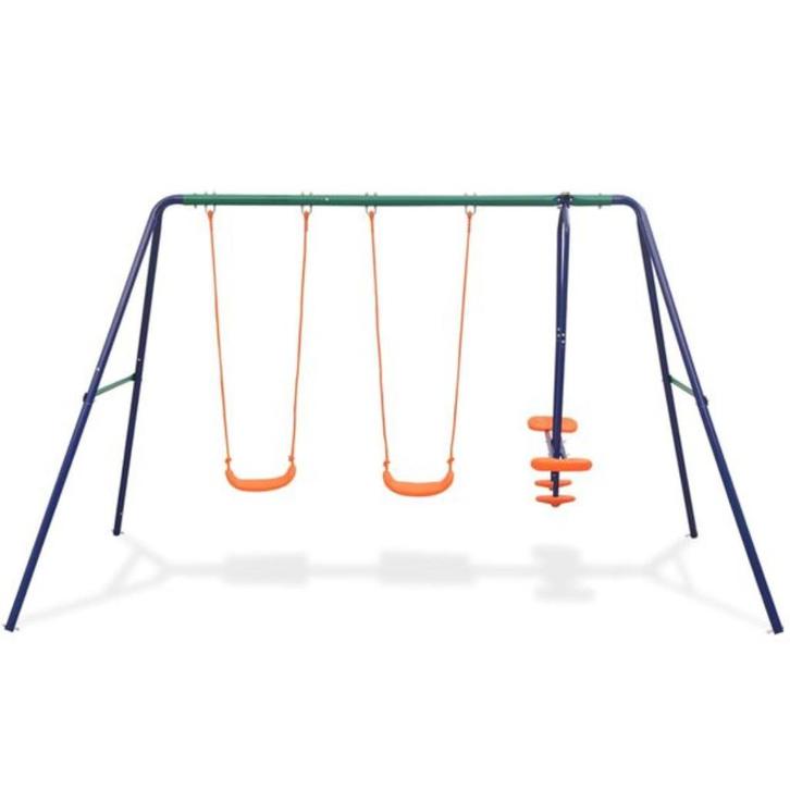 Schommelset met 4 zitjes oranje, Sieraden, Tassen en Uiterlijk, Tassen | Rugtassen, Nieuw, 25 tot 40 cm, 30 tot 45 cm, Ophalen of Verzenden