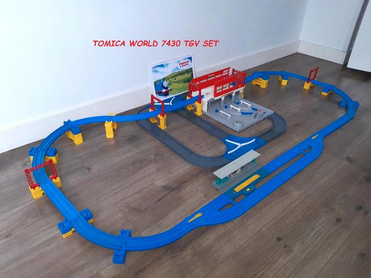 Tomy Tomica World 7430 TGV Set, Kinderen en Baby's, Speelgoed | Thomas de Trein, Gebruikt, Ophalen of Verzenden