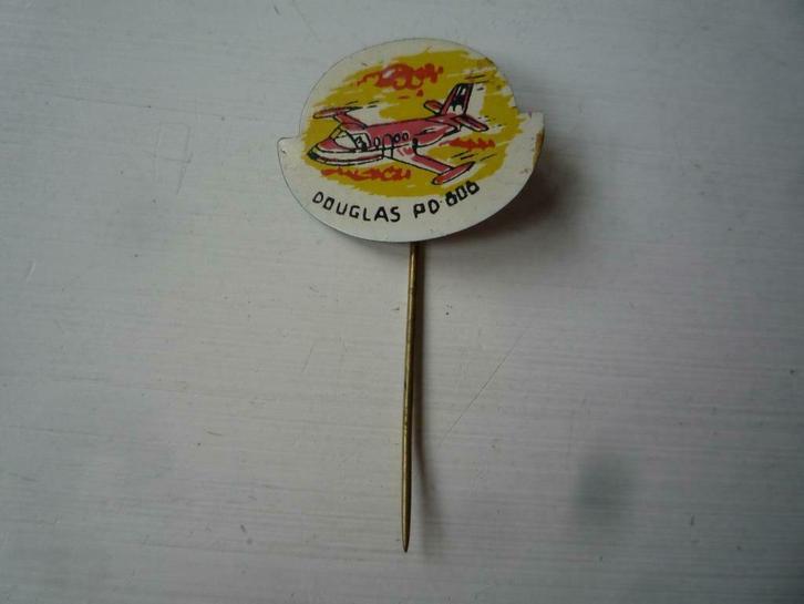 Douglas PD-806 Vliegtuig Blikken Speldje Speld Blik, Verzamelen, Speldjes, Pins en Buttons, Gebruikt, Speldje of Pin, Transport