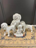 Staffordshire-hondbeeldje victoriaanse Beeldjes, Antiek en Kunst, Antiek | Keramiek en Aardewerk, Ophalen of Verzenden