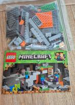 LEGO Minecraft 21141 - De Zombiegrot, Ophalen of Verzenden, Gebruikt, Losse stenen, Lego