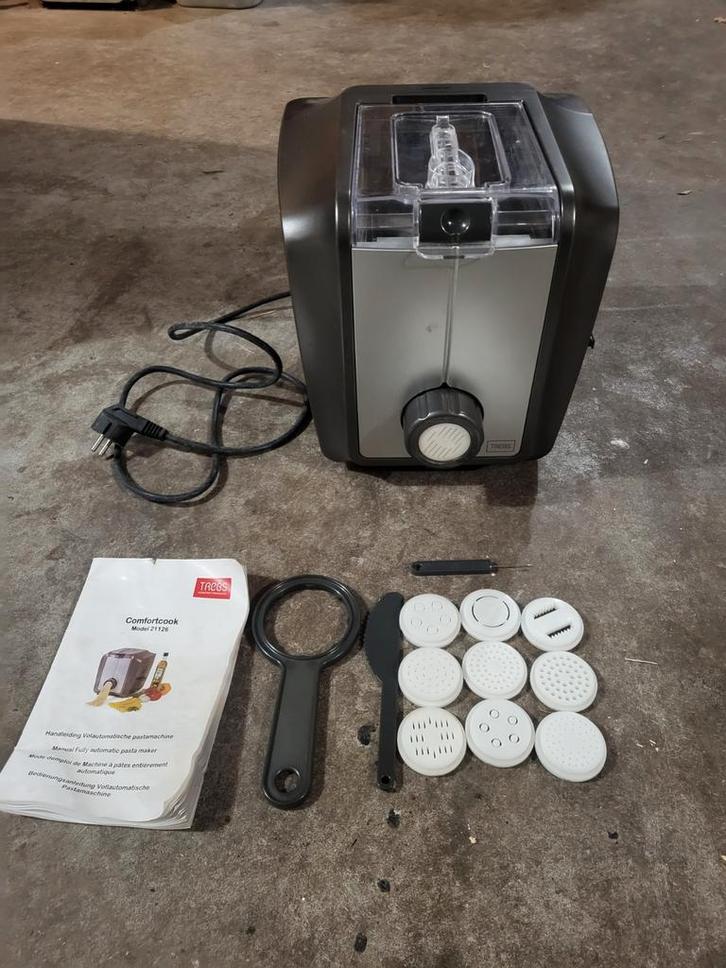 Trebs Comfortcook Pastamachine, Witgoed en Apparatuur, Keukenmixers, Gebruikt, 1 tot 2 liter, 1 snelheid, Vaatwasserbestendig