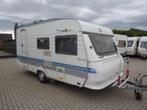 Hobby de Luxe 440 SF + Voortent Mover Fietsendrager, Caravans en Kamperen, Hobby, Schokbreker, Bedrijf, Treinzit