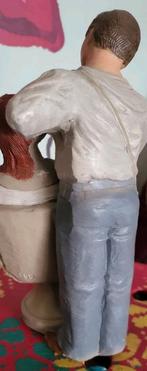 Vintage/Kapper/Beeldje/Kapsalon, Antiek en Kunst, Ophalen of Verzenden