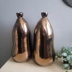 2 grote koperkleurige vazen, Ophalen, Overige kleuren, 50 tot 75 cm, Aardewerk of Porselein