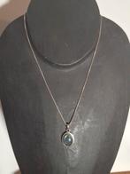 Vintage zilveren hanger met steen., Ophalen of Verzenden, Zo goed als nieuw, X, Zilver
