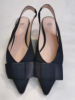 H&M satijnachtige slingbacks mt. 37, Kleding | Dames, Schoenen, Nieuw, Sandalen of Muiltjes, H&M, Zwart