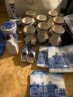 Delfstblauw set vazen servetten, Antiek en Kunst, Ophalen of Verzenden