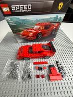 Lego Ferrari F40 speed Champions, Ophalen of Verzenden, Zo goed als nieuw