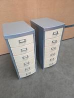 Twee metalen ladekastjes, Huis en Inrichting, Kasten | Ladekasten, Ophalen, Minder dan 50 cm, Nb, Nb