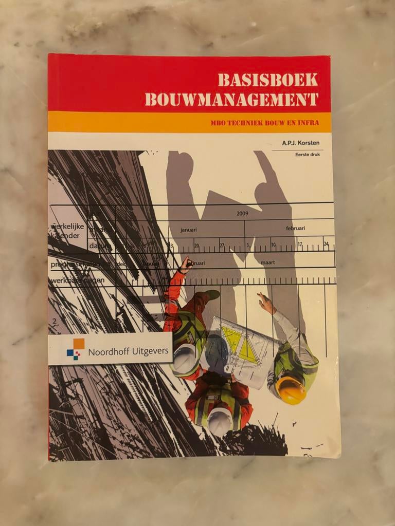 Basisboek Bouwmanagement MBO4, Boeken, Ophalen of Verzenden, Beta, Gelezen, MBO