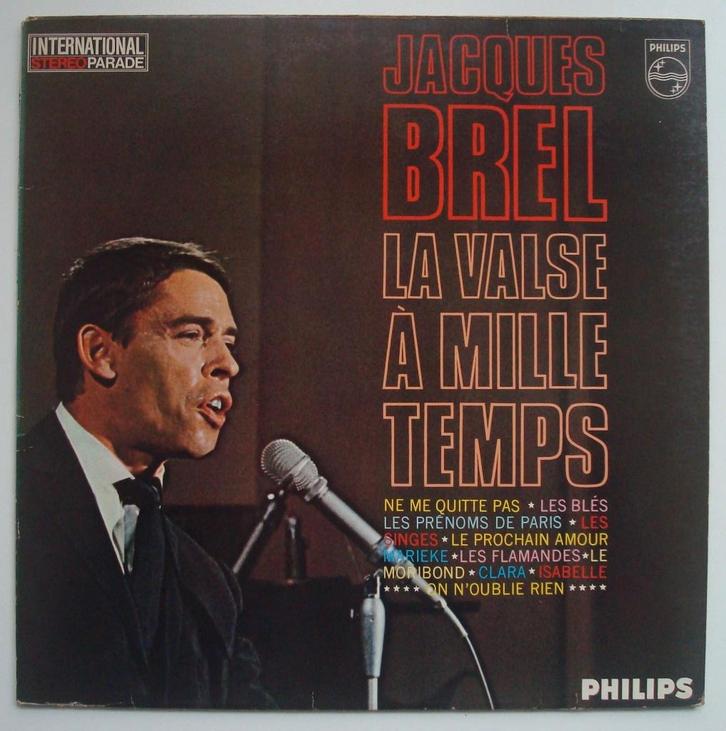 Jacques Brel - La valse à mille temps, originele lp uit 1969, Cd's en Dvd's, Vinyl | Pop, Gebruikt, 1960 tot 1980, 12 inch, Ophalen