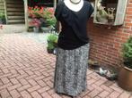 Lange rok tijgerprint mt.L (42), Kleding | Dames, Rokken, Bruin, Maat 42/44 (L), Ophalen of Verzenden, Zo goed als nieuw