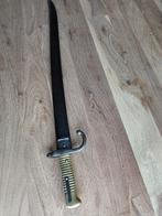 Chassepot bajonet nummer gelijk vol met keurstempels, Verzamelen, Ophalen of Verzenden, Landmacht, Mes of Dolk