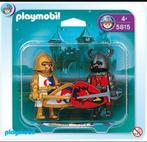 Dubbele set vintage Playmobil 5815 ridders, Ophalen of Verzenden, Gebruikt, Complete set