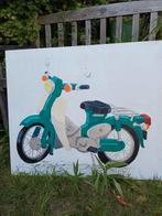 Honda C50 schilderij, Ophalen of Verzenden