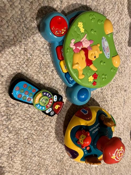 Vtech laptop, afstandsbediening, baby draaimolen, Kinderen en Baby's, Speelgoed | Vtech, Gebruikt, 6 maanden tot 2 jaar, Ophalen of Verzenden