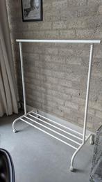 IKEA RIGGA Kledingrek - Wit, Kleding | Dames, Kledingrekken, Ophalen, Met wielen, Gebruikt