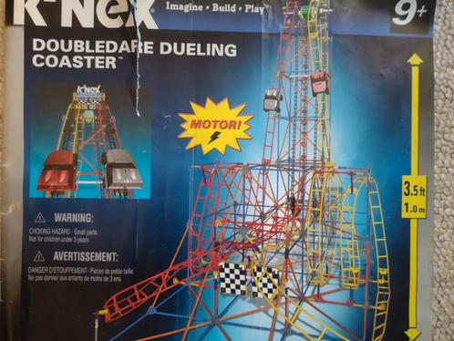 K'NEX DoubleDare Dueling Coaster, Kinderen en Baby's, Speelgoed | Overig, Zo goed als nieuw, Jongen of Meisje, Ophalen of Verzenden