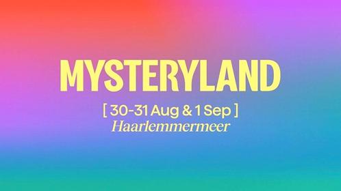3 tickets voor zaterdag 31 augustus Mysteryland 2024, Tickets en Kaartjes, Kortingen en Cadeaubonnen, Drie personen of meer, Overige typen