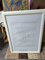 Twee Ikea Lijsten 58x79 cm. Wit, 50 tot 75 cm, Ophalen of Verzenden, Zo goed als nieuw, 50 tot 75 cm