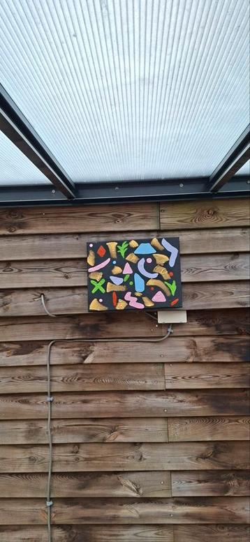 Abstract schilderij - decoratie, 30 x 40 cm beschikbaar voor biedingen