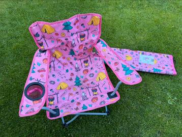 Campingstoel / kinder vouwstoel roze Wander Wonder beschikbaar voor biedingen