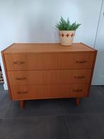 Prachtige retro vintage teakkleur kast Jaren'60, Huis en Inrichting, Kasten | Dressoirs, Ophalen, Zo goed als nieuw, 25 tot 50 cm