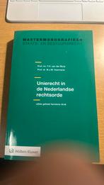 Unierecht in de Nederlandse rechtsorde, Zo goed als nieuw, F.H. van der Burg; W.J.M. Voermans, Alpha, HBO
