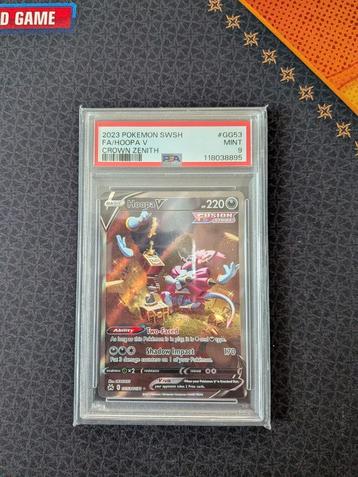 Hoopa V Full Art #GG53 Pokemon Crown Zenith PSA 9 beschikbaar voor biedingen