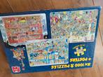 Jan v Haasteren 3x1000  The big leak; At the gym; Grand Café, Hobby en Vrije tijd, Denksport en Puzzels, Ophalen, Gebruikt