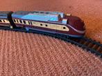 Trein met rails, Ophalen of Verzenden, Gebruikt, Gelijkstroom, Overige merken