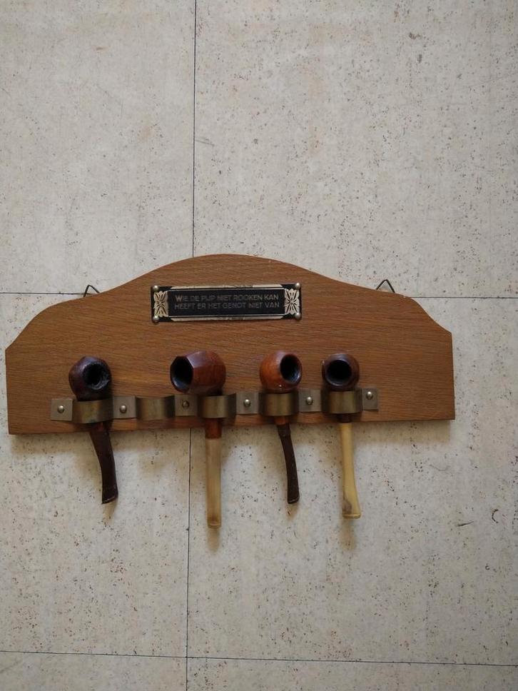 Oud Pijpenrek met Pijpen, Antiek en Kunst, Antiek | Overige Antiek, Ophalen of Verzenden