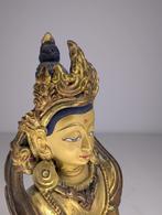 Tara beeld uit Nepal - 16 cm hoog, bodhisattva van mededogen, Ophalen of Verzenden, Gebruikt