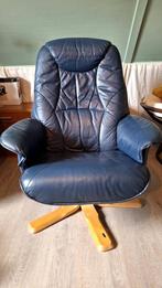 Stoel recliner, Huis en Inrichting, Stoelen, Ophalen, Overige materialen, Gebruikt, Blauw