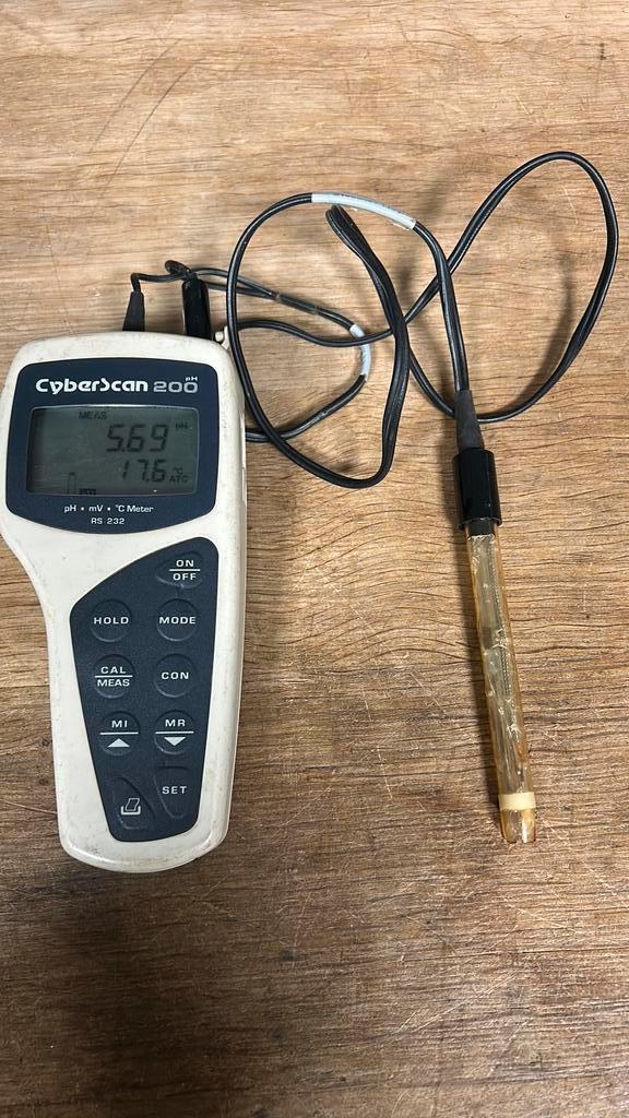 Cyberscan 200. Geleidbaarheidsmeter., Doe-het-zelf en Verbouw, Meetapparatuur, Gebruikt, Vocht of Vloeistof, Ophalen of Verzenden