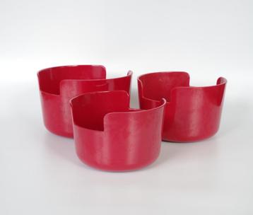 BK Conical Panjassen – set van 3 (rood) - gebruikt, nog top! beschikbaar voor biedingen