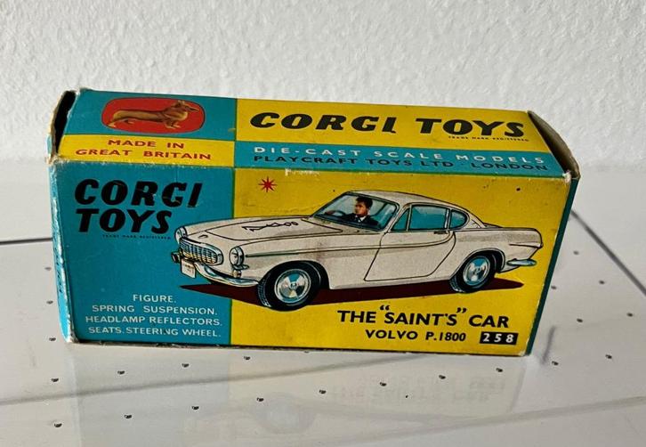Origineel doosje Corgi 258 “The Saint”, Hobby en Vrije tijd, Modelauto's | 1:43, Zo goed als nieuw, Auto, Corgi, Ophalen of Verzenden