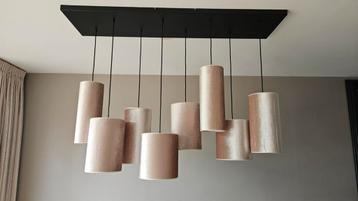 Hanglamp beige/crème velvet van Driehoek meubelen beschikbaar voor biedingen