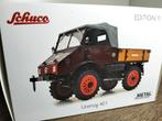 Te koop Schuco Mercedes-Benz Unimog 401 Softtop Bruin., Ophalen of Verzenden, Zo goed als nieuw, Overige typen, Overige merken