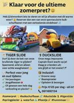 Springkussen/buikschuifbaan  reserveer nu!, Vacatures, Vacatures | Horeca en Catering, 33 - 40 uur, Overige vormen